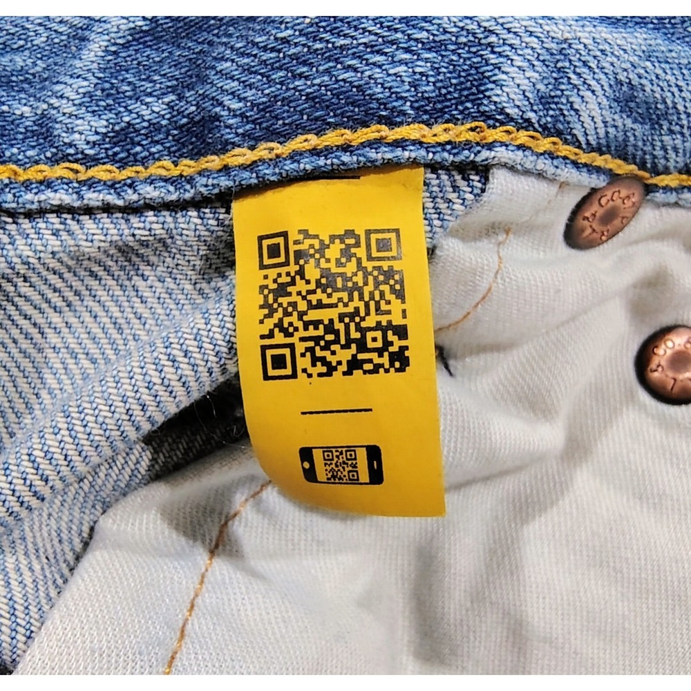 Polo Ralph Lauren Jeans The Sullivan Slim Boys Size 16 Blue Distressed Denim - Picture 8 of 13